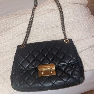 Black MK Purse Quilted